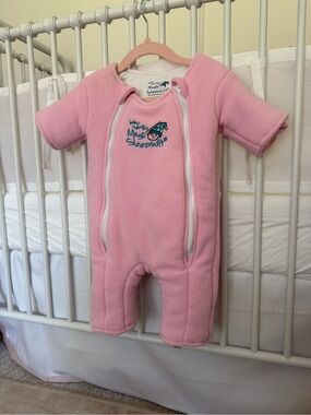 Baby Merlin’s Magic Sleepsuit Pink Fleece One-Piece Footie